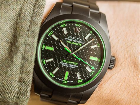 rolex milgauss pro hunter.